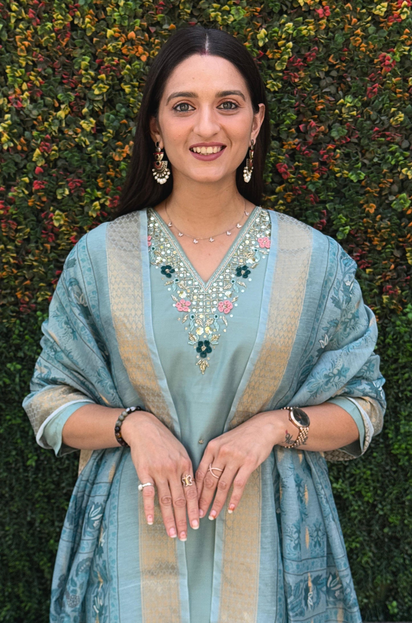 artasya eva cgreen kurti pair